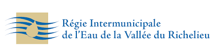 A logo for regie intermunicipale de l' eau de la vallée du richelieu