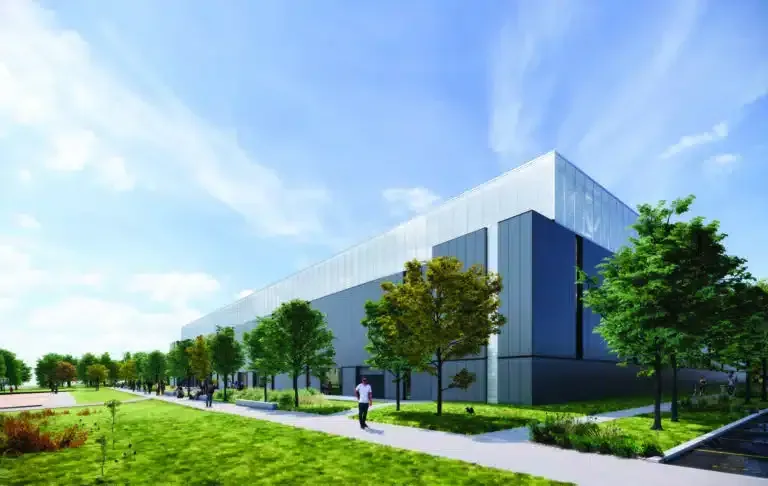 An artist 's impression of the new building.