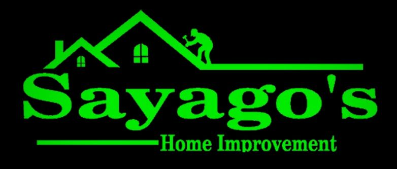 Sayago's Home Improvement LLC roofing and siding logo with phone number (517) 505-9649