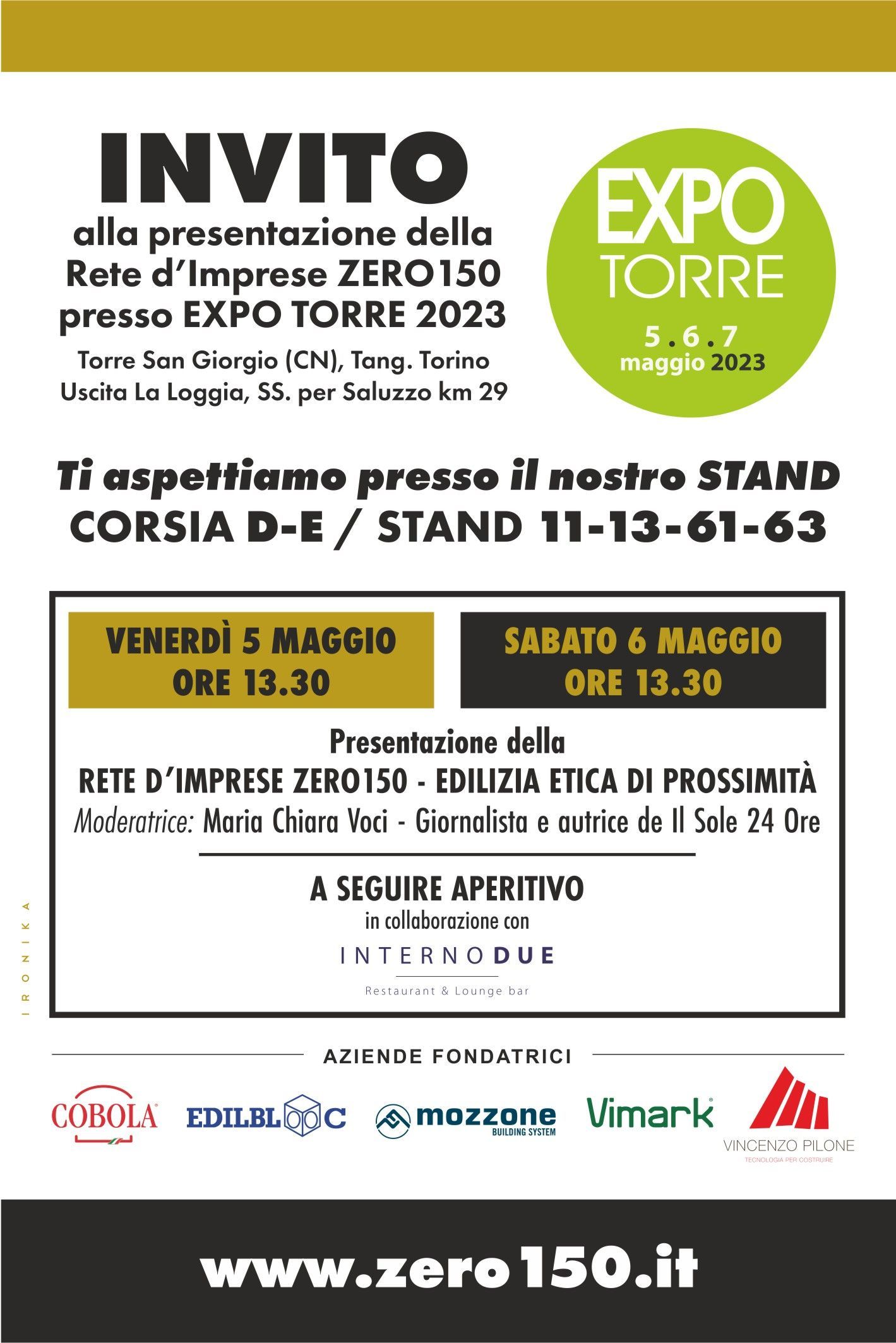 Presentazione della Rete di imprese ZERO150