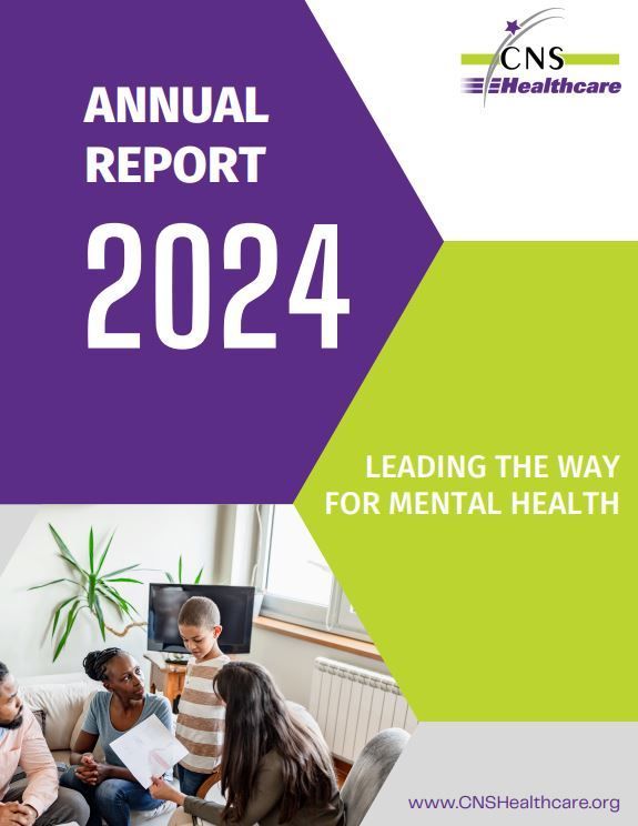 Cns healthcare annual report 2020 is displayed on a white background