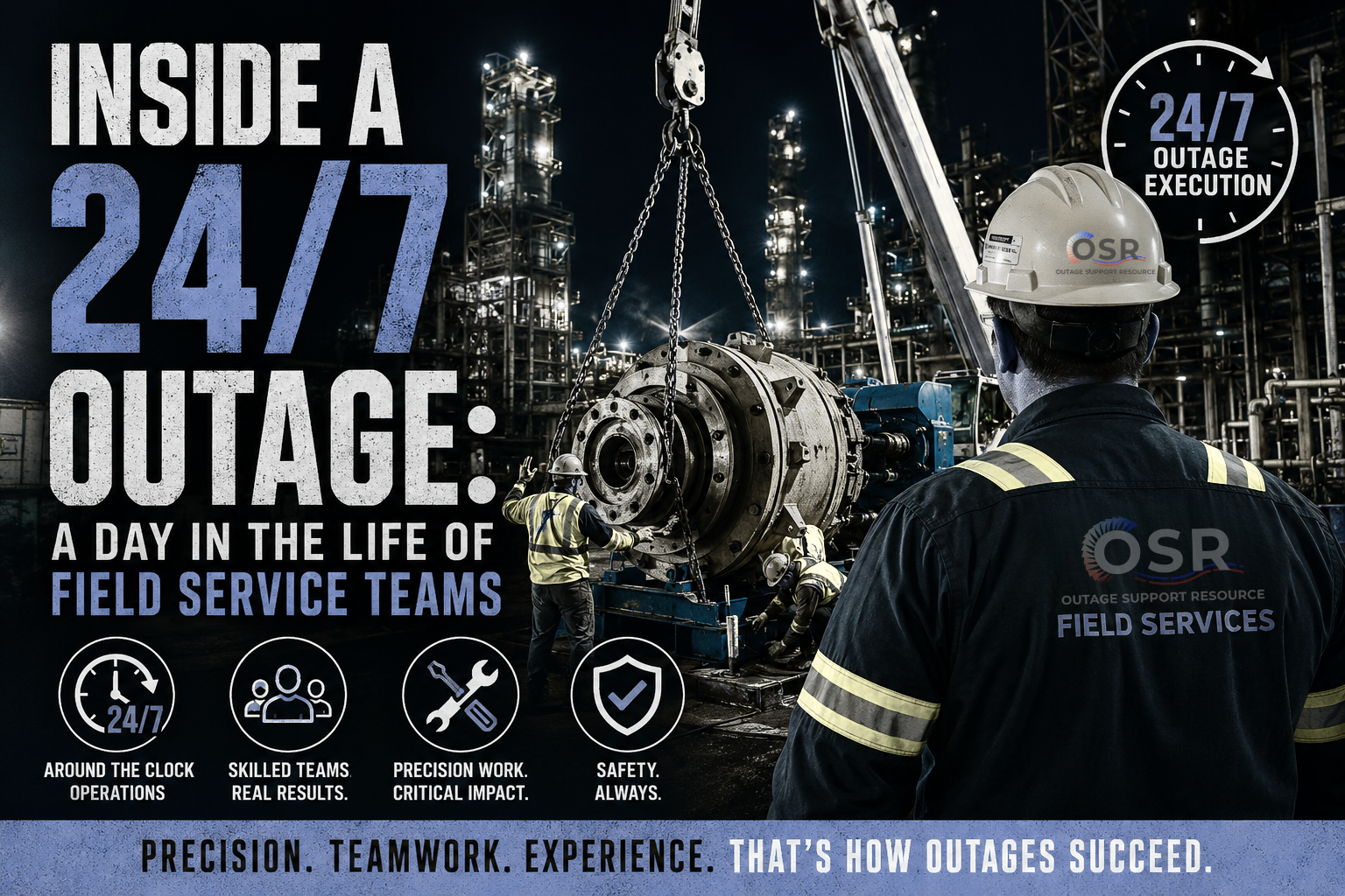 Outage Support Resource -Inside a 24/7 Outage: A Day in the Life of Field Service Teams