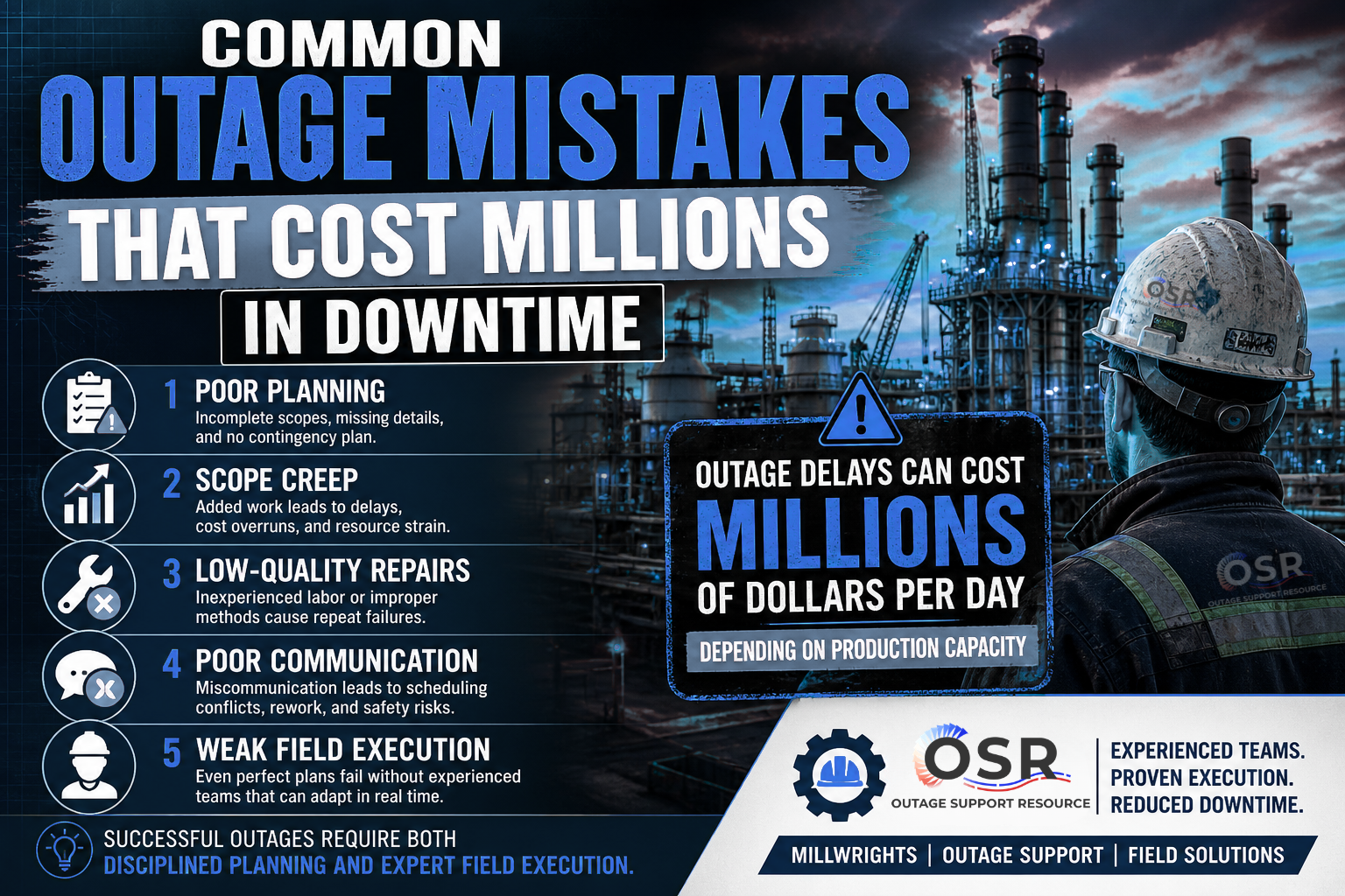 Outage Support Resource - Common Outage Mistakes