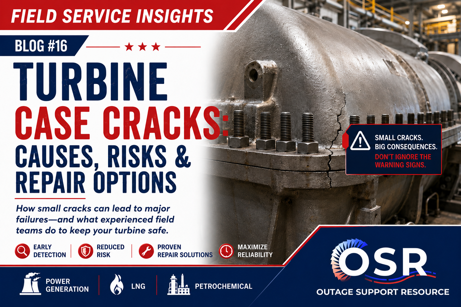 Turbine Case Cracks: Causes, Risks & Repair Options | OSR