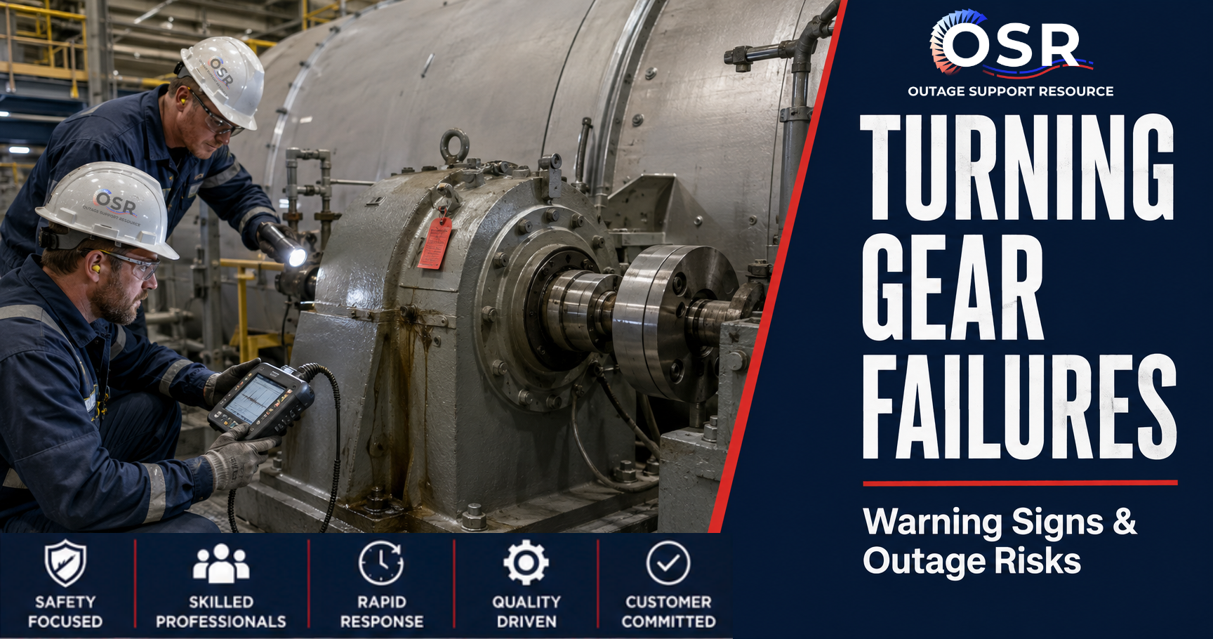 Turbine Turning Gear Failures and Warning Signs | OSR