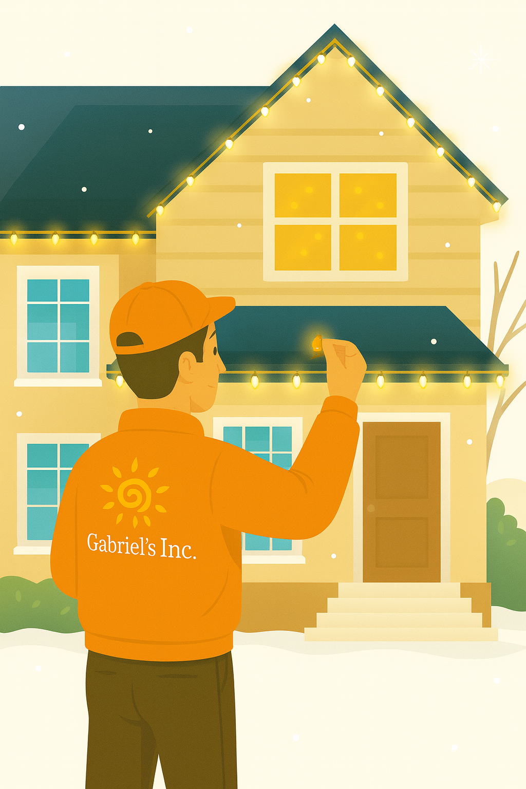 Chicago Holiday Lighting Installation