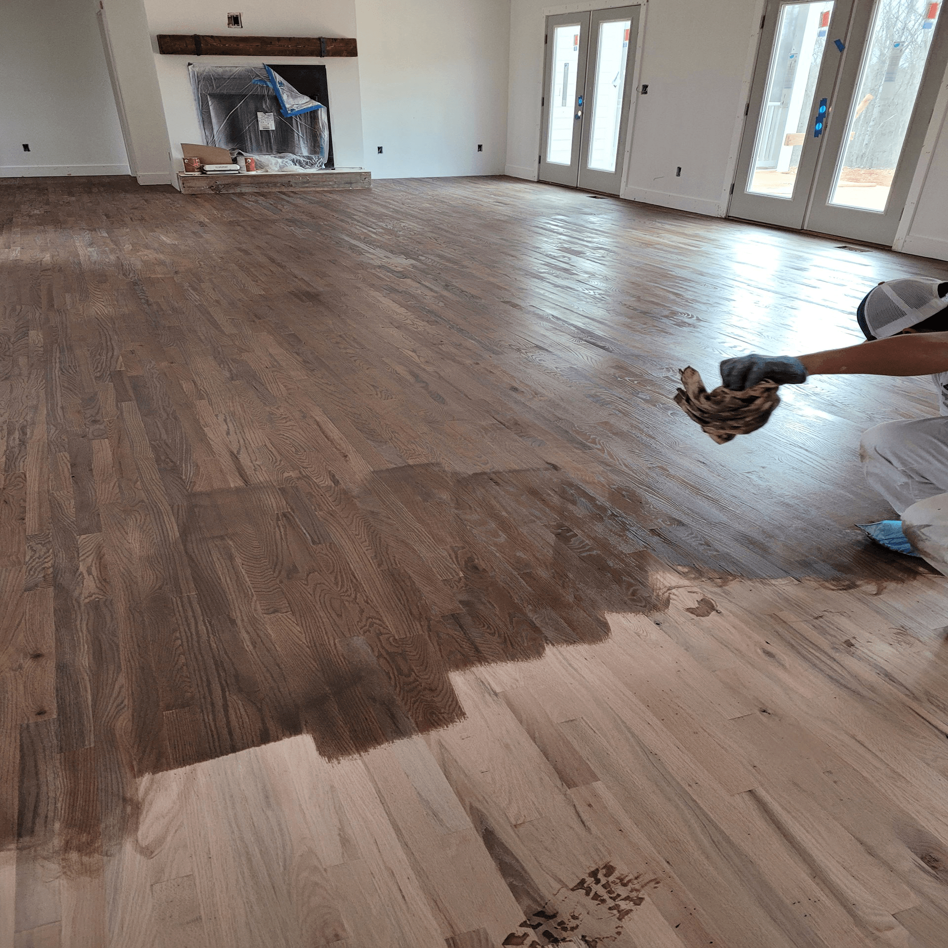 Floor Staining — Charlottesville — City Virginia Painting Floor Staining — Charlottesville — City Virginia Painting