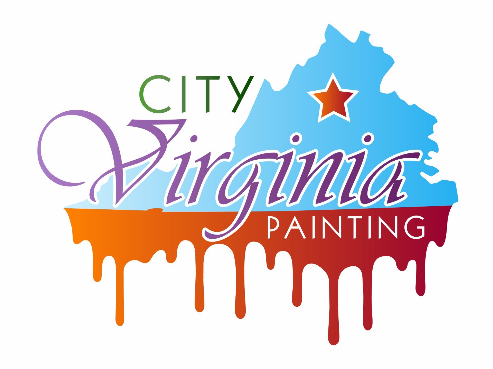 City Virginia Painting City Virginia Painting