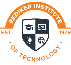 White Rediker logo. 