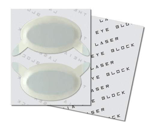 A disposable eye shield for Laser applications