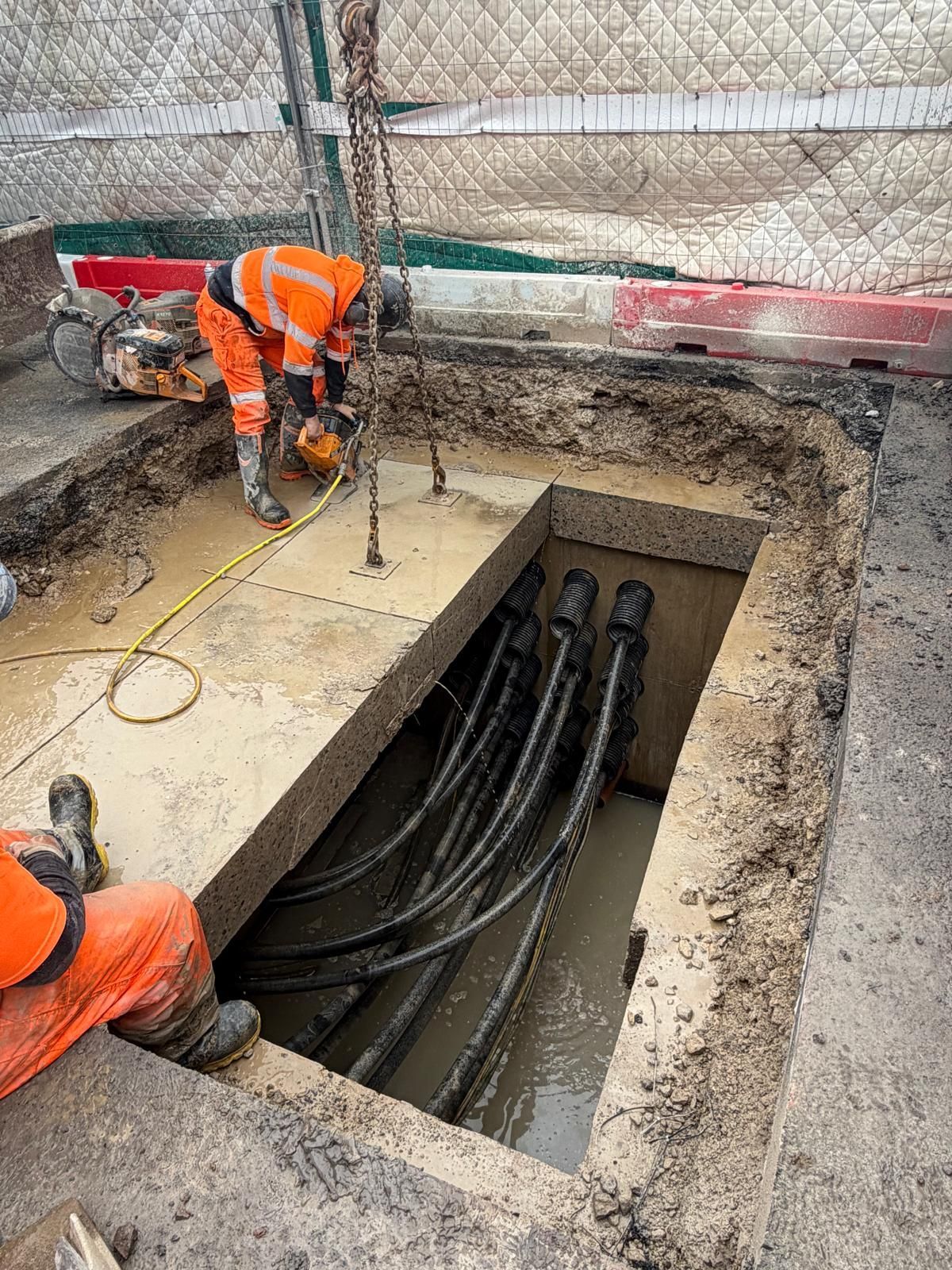 Ducting and utility works at Bradford Royal Infirmary