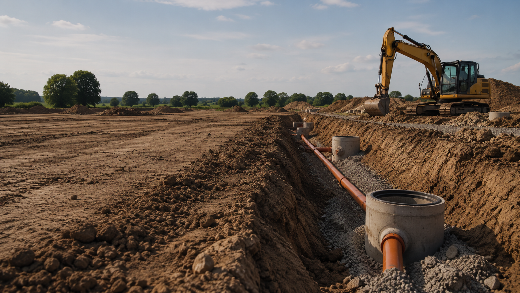 Drainage services by Carter Civils