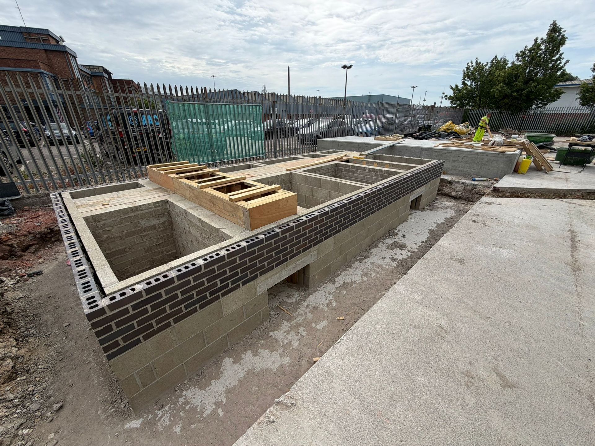 Substation groundworks in Hull