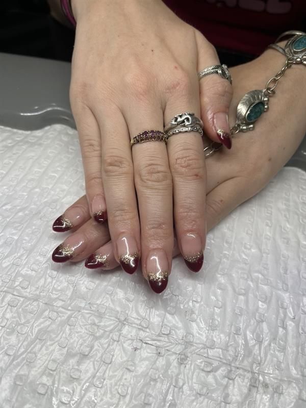A close up of a woman's hands with rings on them — Nailz By Dezign In Proserpine, QLD