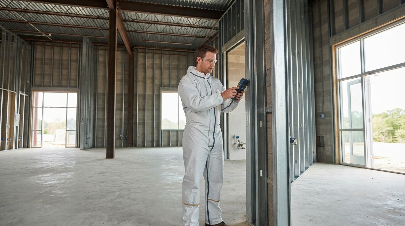 Commercial insulation service assessment for a property in Conroe Texas