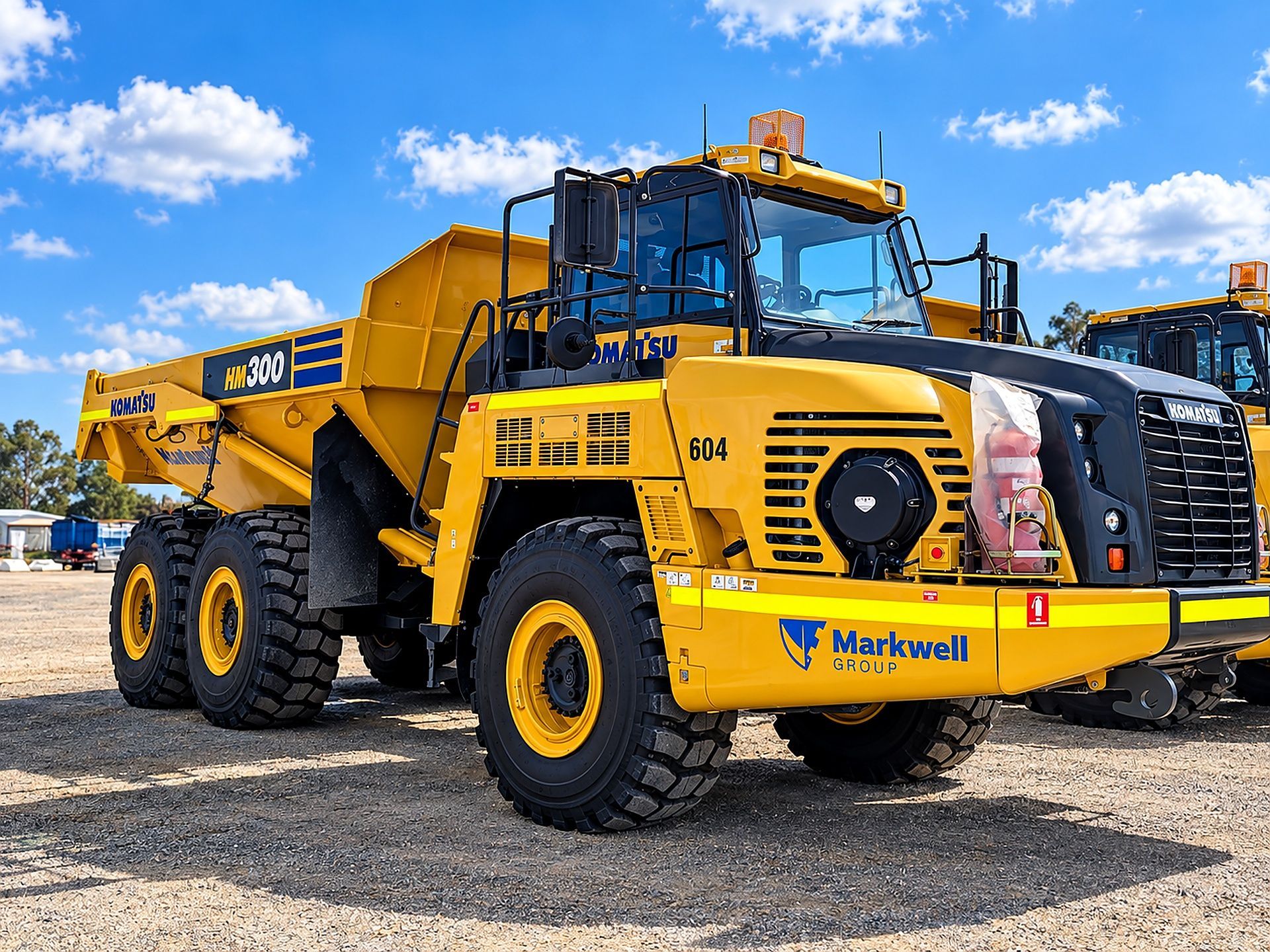 30T articulated dump truck hire Townsville – Markwell Group