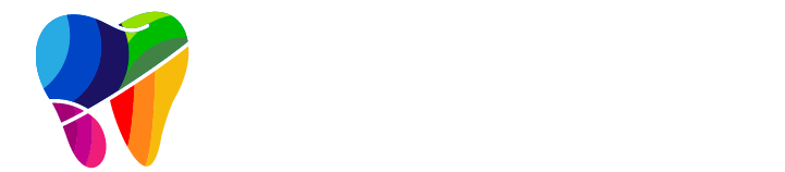 Colorful tooth logo.