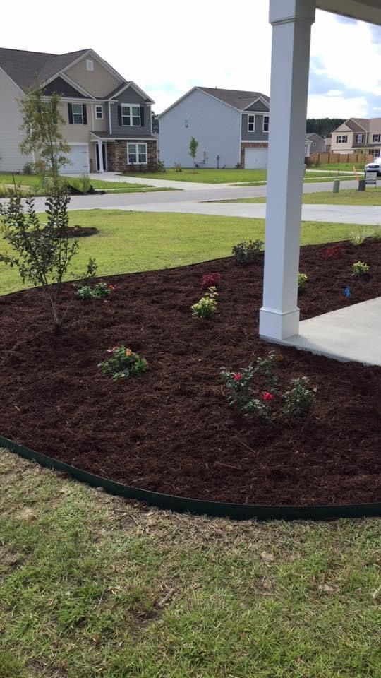 Landscaping Beside House — Manning, SC — Total Lawn Care & Landscaping