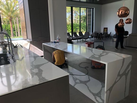 Kitchen in Newly Constructed Luxury Home — Naples FL — NCS Construction