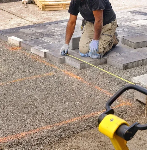 paver driveway build process in pinehurst nc