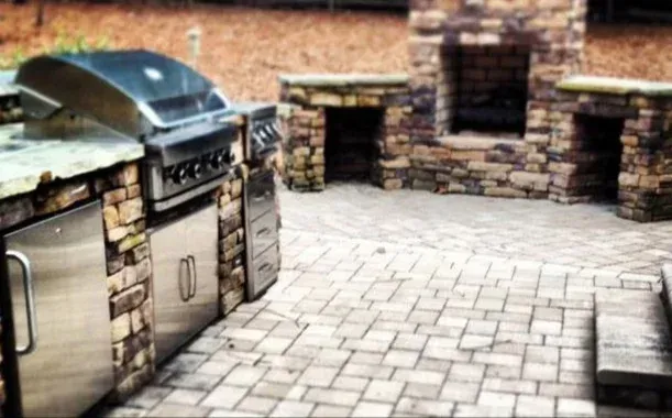 professional outdoor kitchen installation pinehurst nc