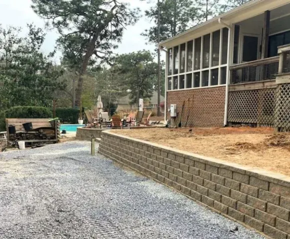 retaining wall systems in pinehurst nc