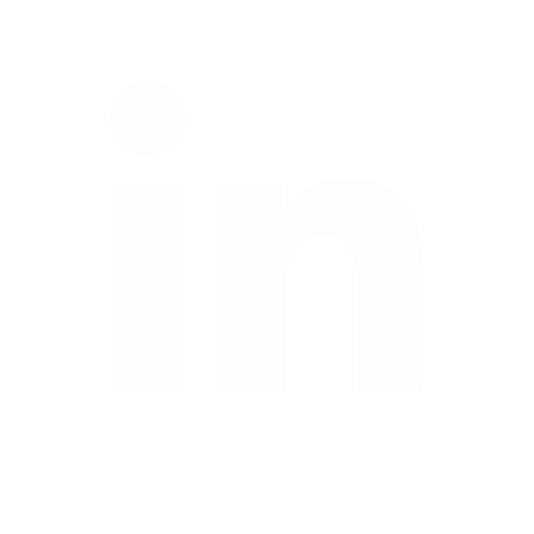 LinkedIn logo (white)