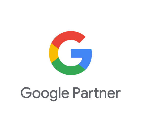 A google partner logo on a white background.