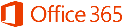 The word office 365 is written in red on a white background.