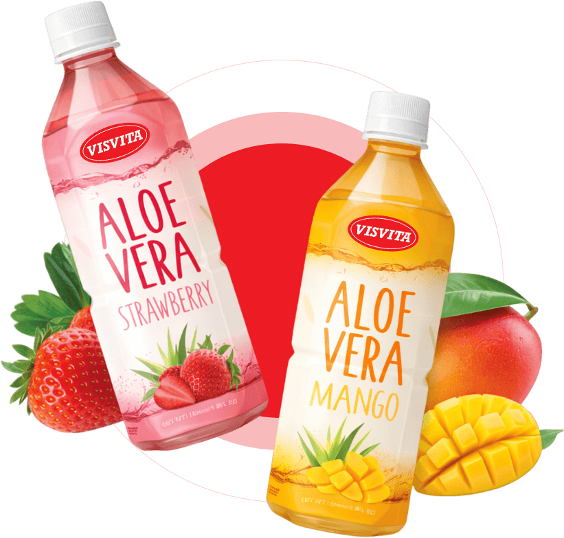 VISVITA aloe drinks lifestyle photo
