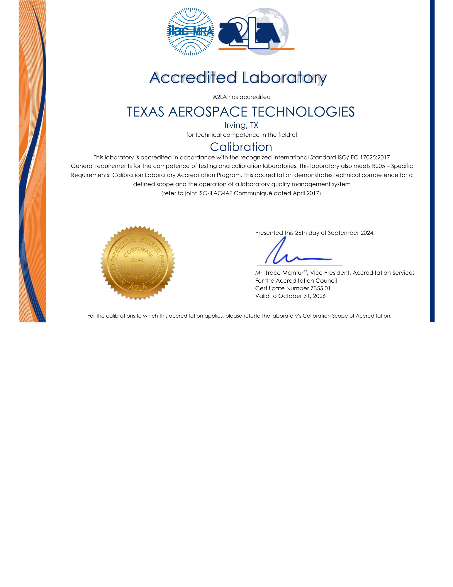 ANSI National Accreditation Board