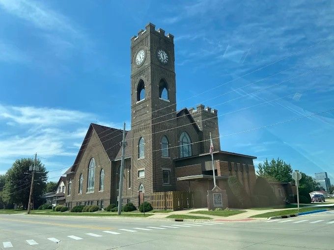outside of church