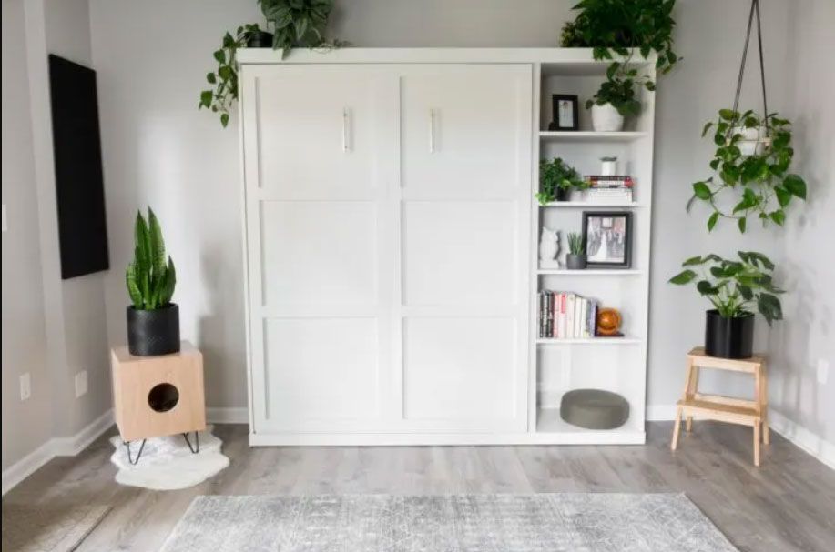 murphy bed white