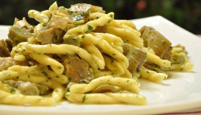 pasta artigianale con i funghi