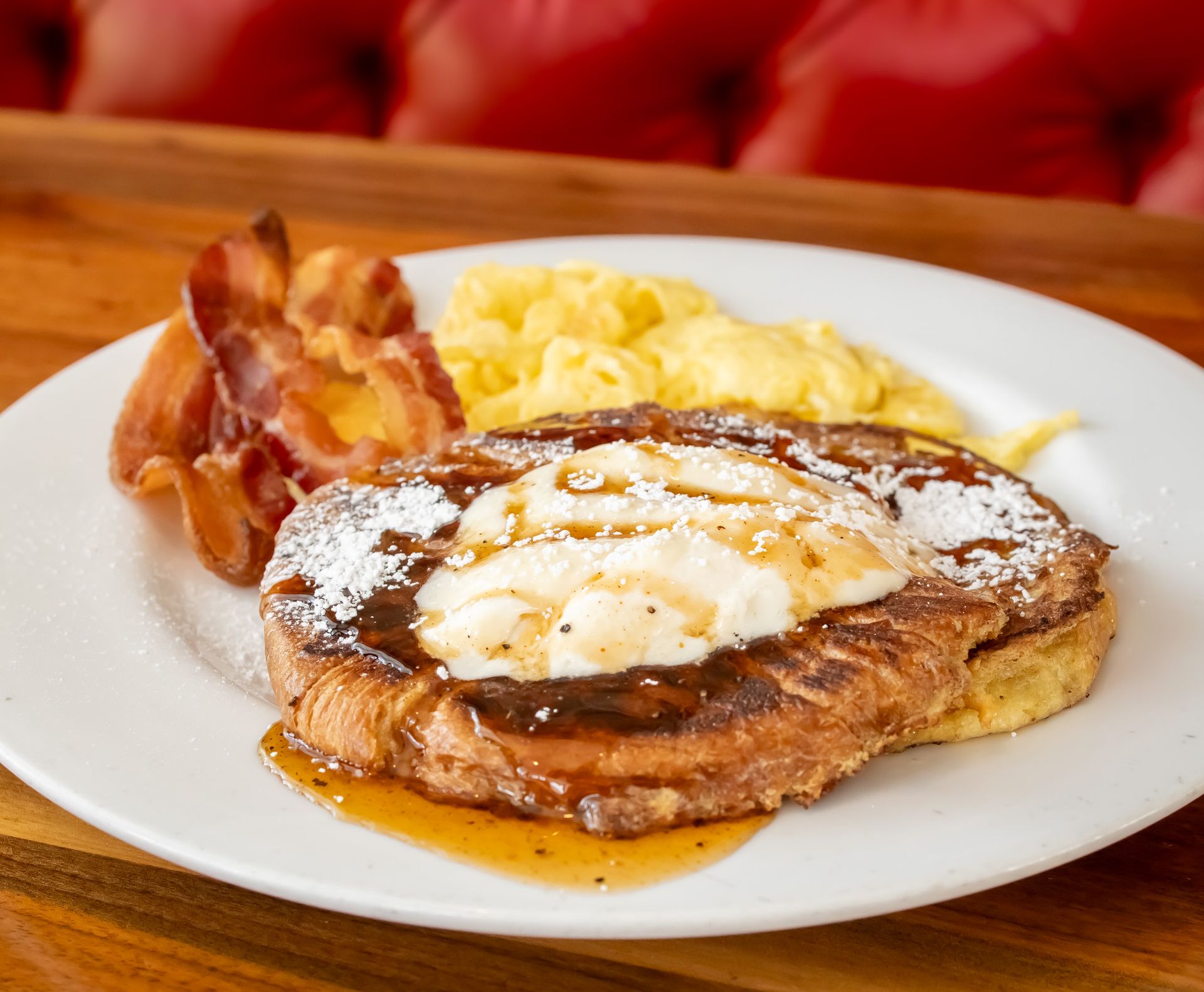 Steak, bacon and eggs at The Mill Kitchen and Bar for Brunch