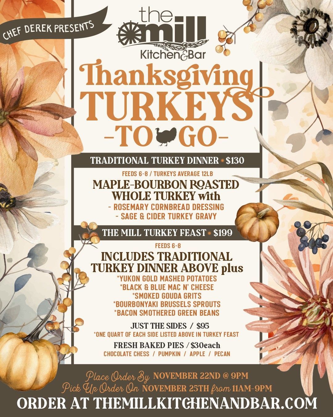 Thanksgiving to-go