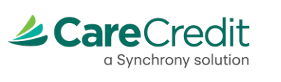 A blue and white logo for advance care