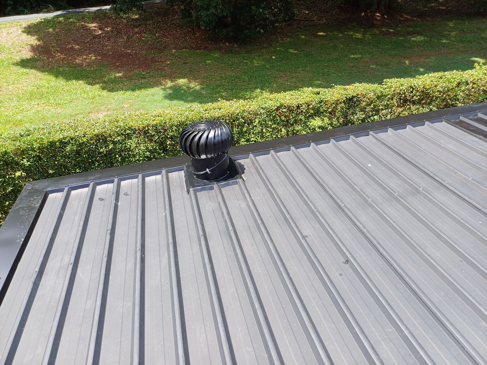 A Roof with A Lot of Vents on It — Rooftech Roofing Services in Yamba, NSW