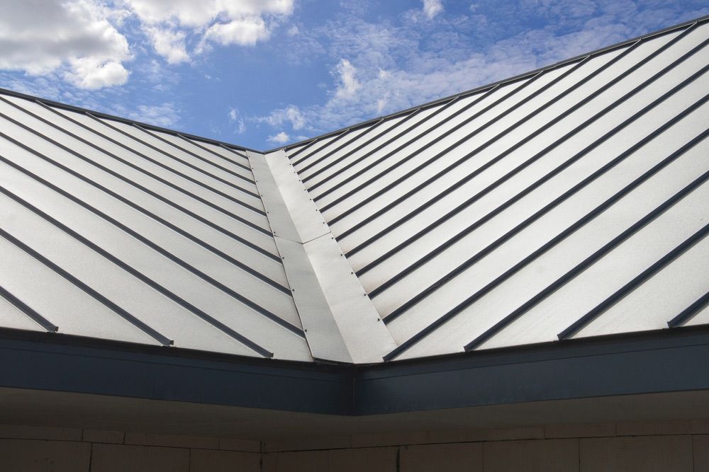 Closer Look Of A Metal Roof In Lismore