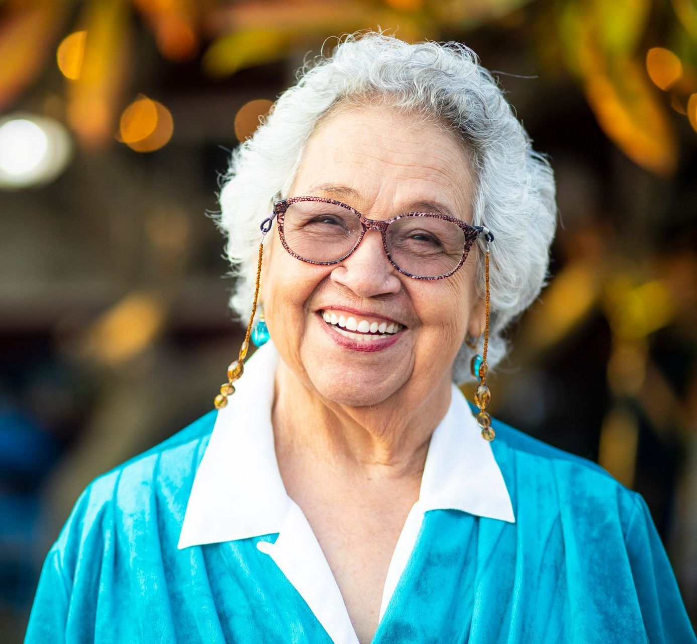 Smiling older woman