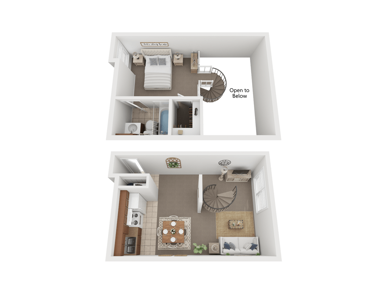 1 BED 1 BATH