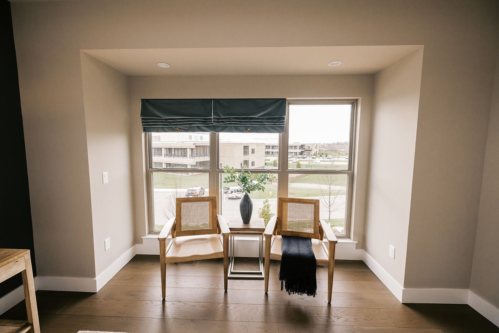 A seating area in the Cary Grant model 