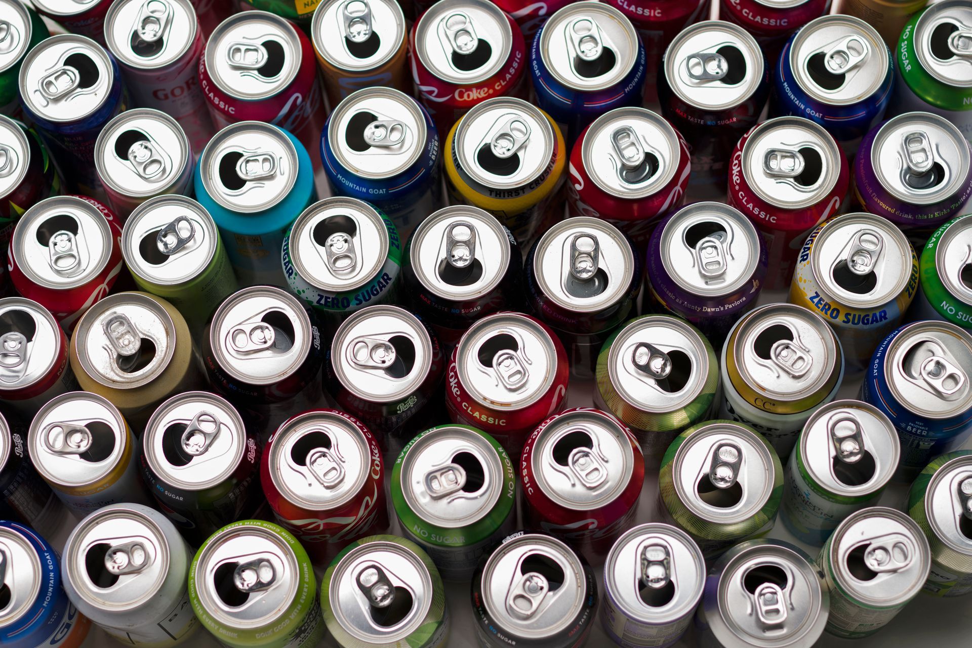 Colourful Cans For Recycling In Cairns