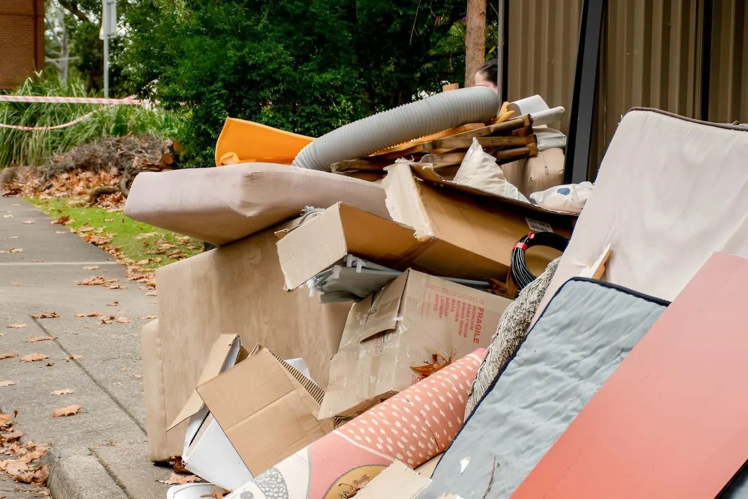 Pile of Discarded Household Items in Cairns