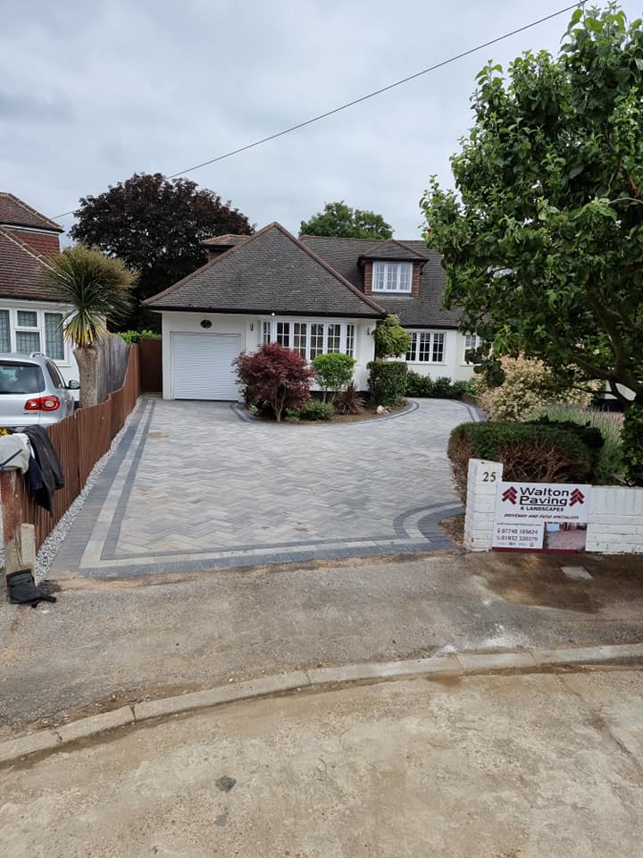 Quality block paving driveways by Walton Driveways Surrey
