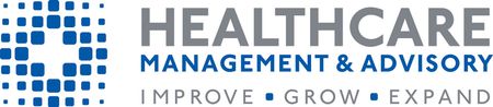 The logo for healthcare management and advisory services improve grow expand