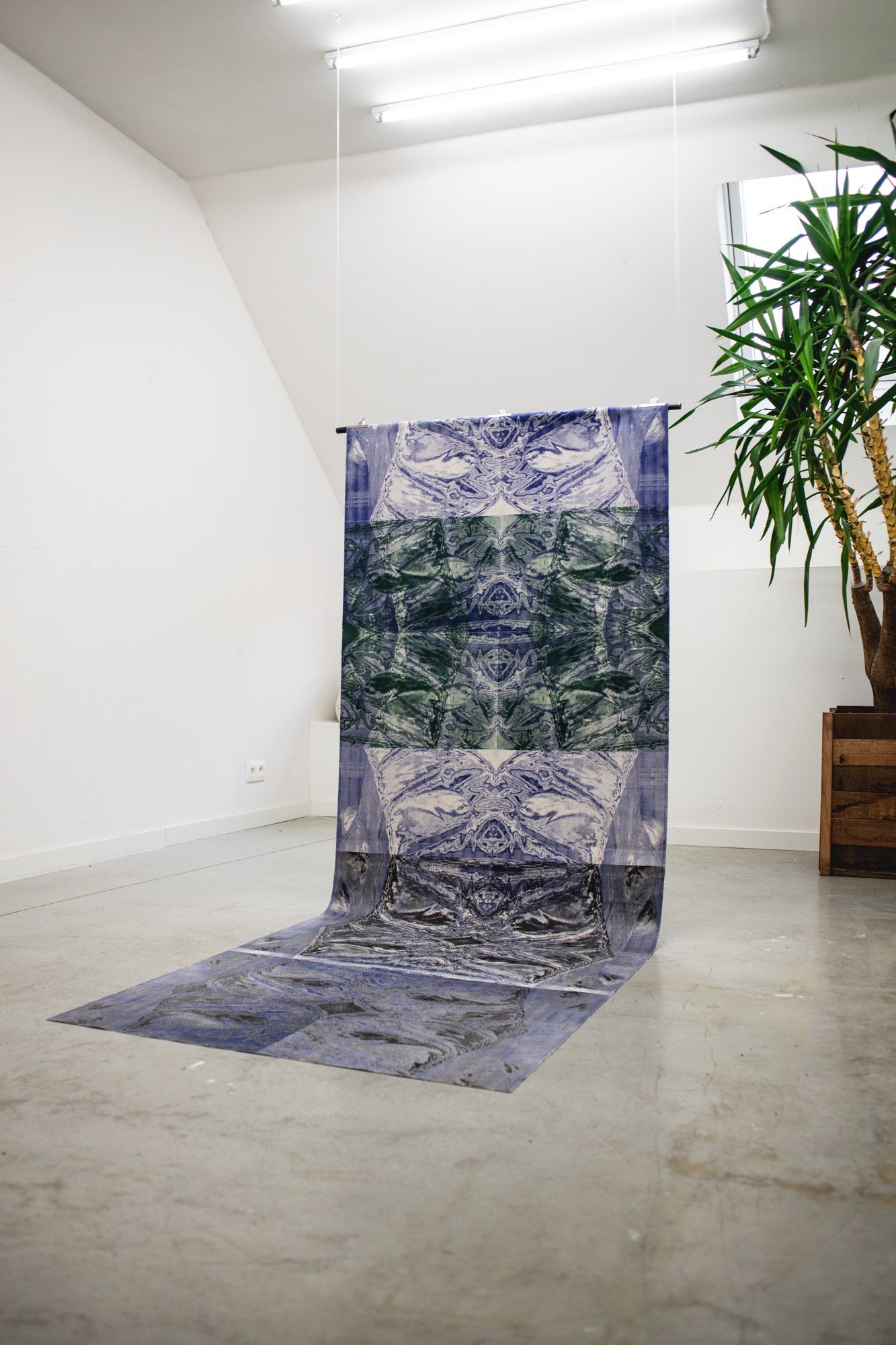 Lasercut on Wool by Manon Clement