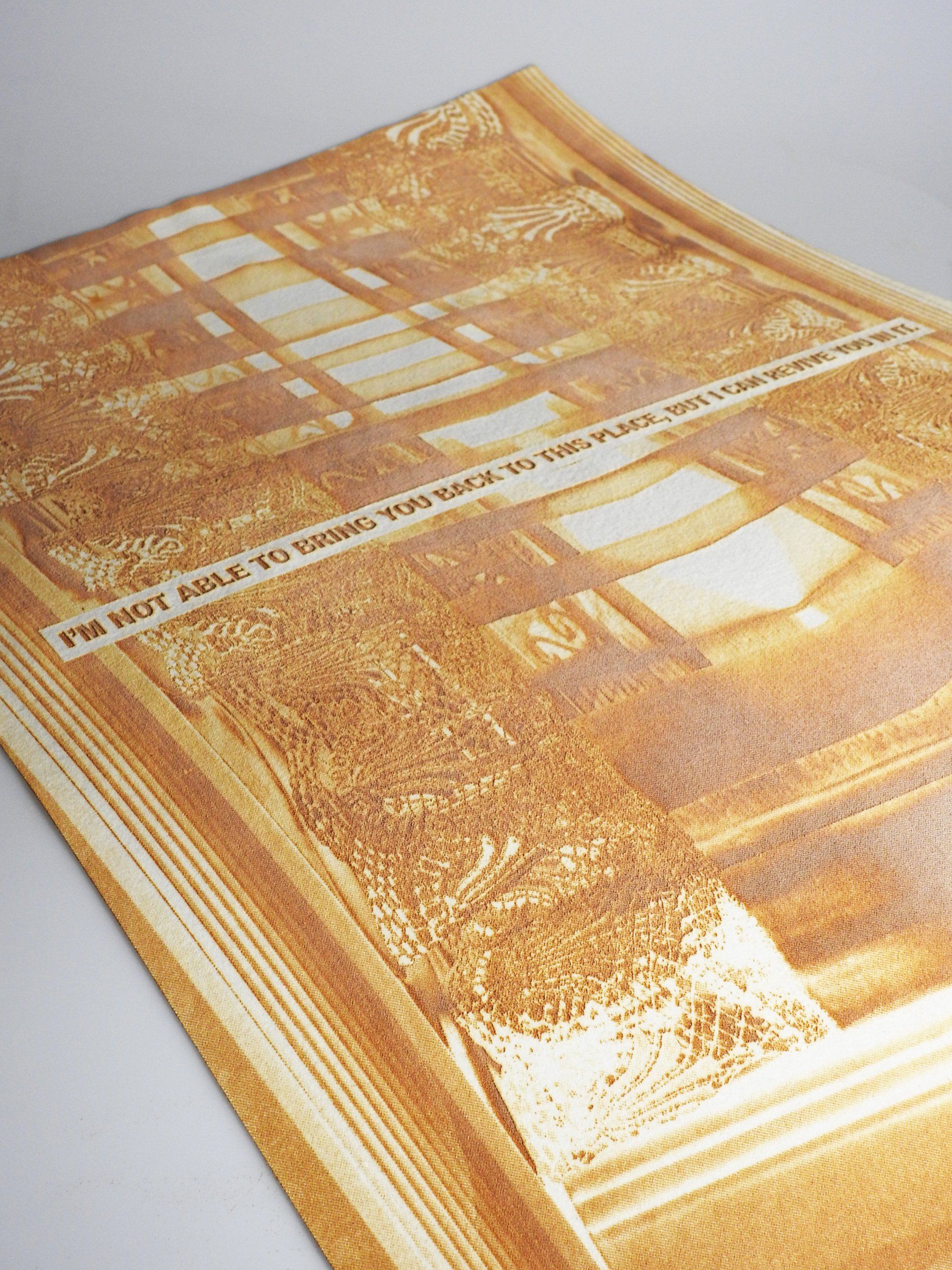 Lasercut on Wool by Manon Clement
