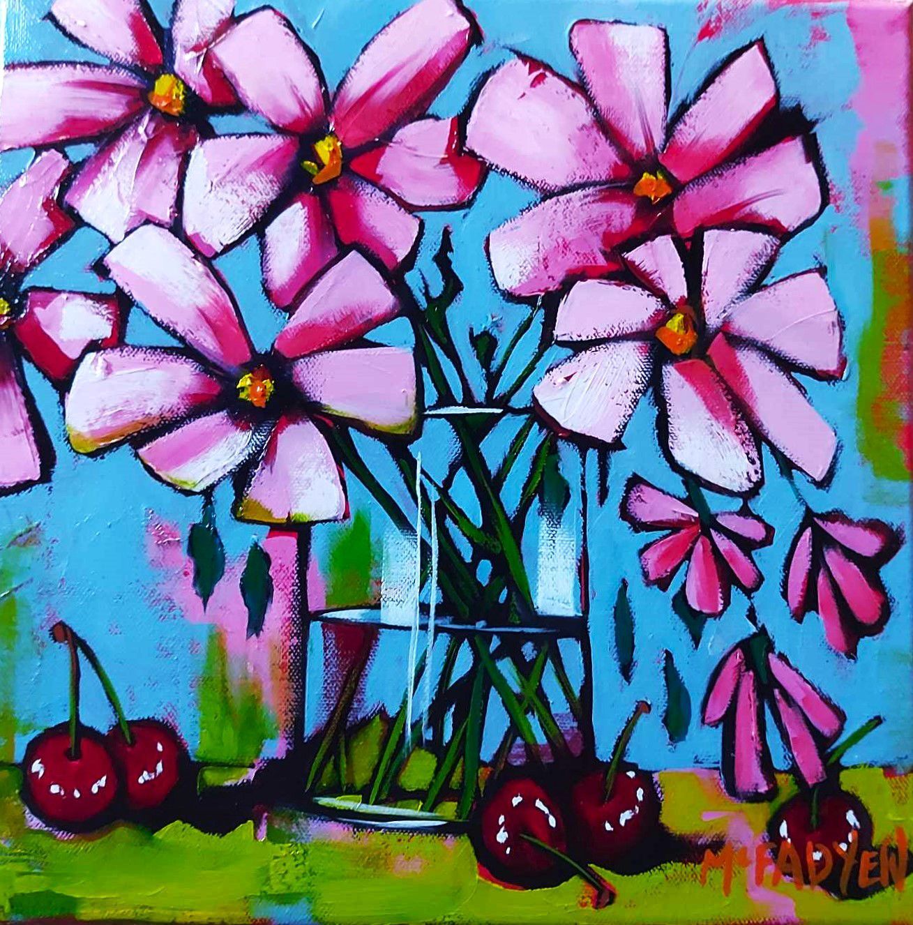 Flower Power
Oil on canvas, 40x40cm
£1,350