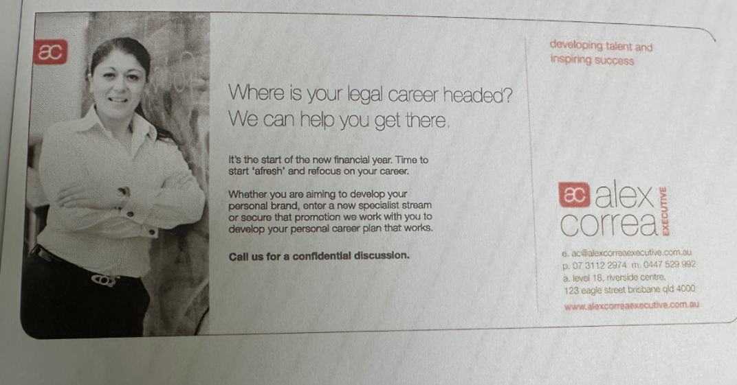 Advertisement from the early days - Circa 2010 